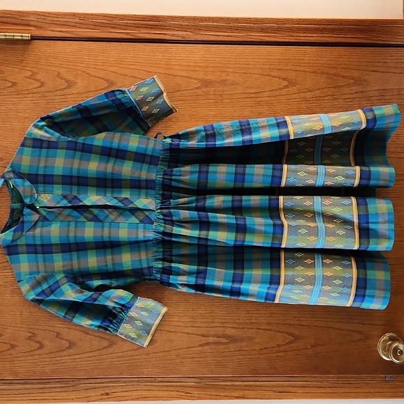 Dresses & Skirts - Vintage Junior/Misses border dress